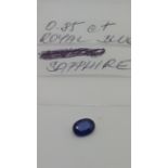 0.15 ct royal blue sapphire