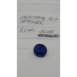 9.00 ct royal blue sapphire