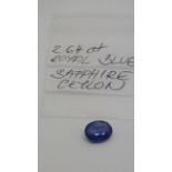 2.64 ct royal blue sapphire