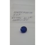 5.00 ct royal blue sapphire