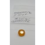 5.00 ct yellow sapphire