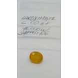 6.00 ct yellow sapphire