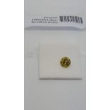 1.00 ct natural loose yellow tanzanite