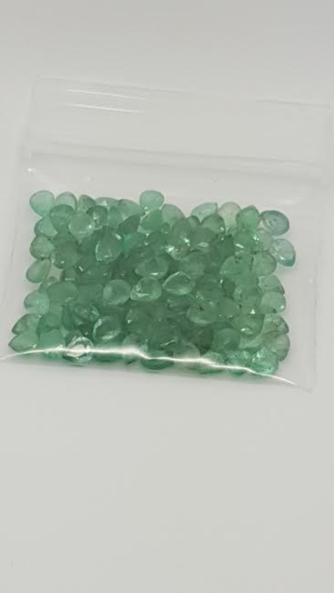 11.63 ct natural loose unheated emeralds