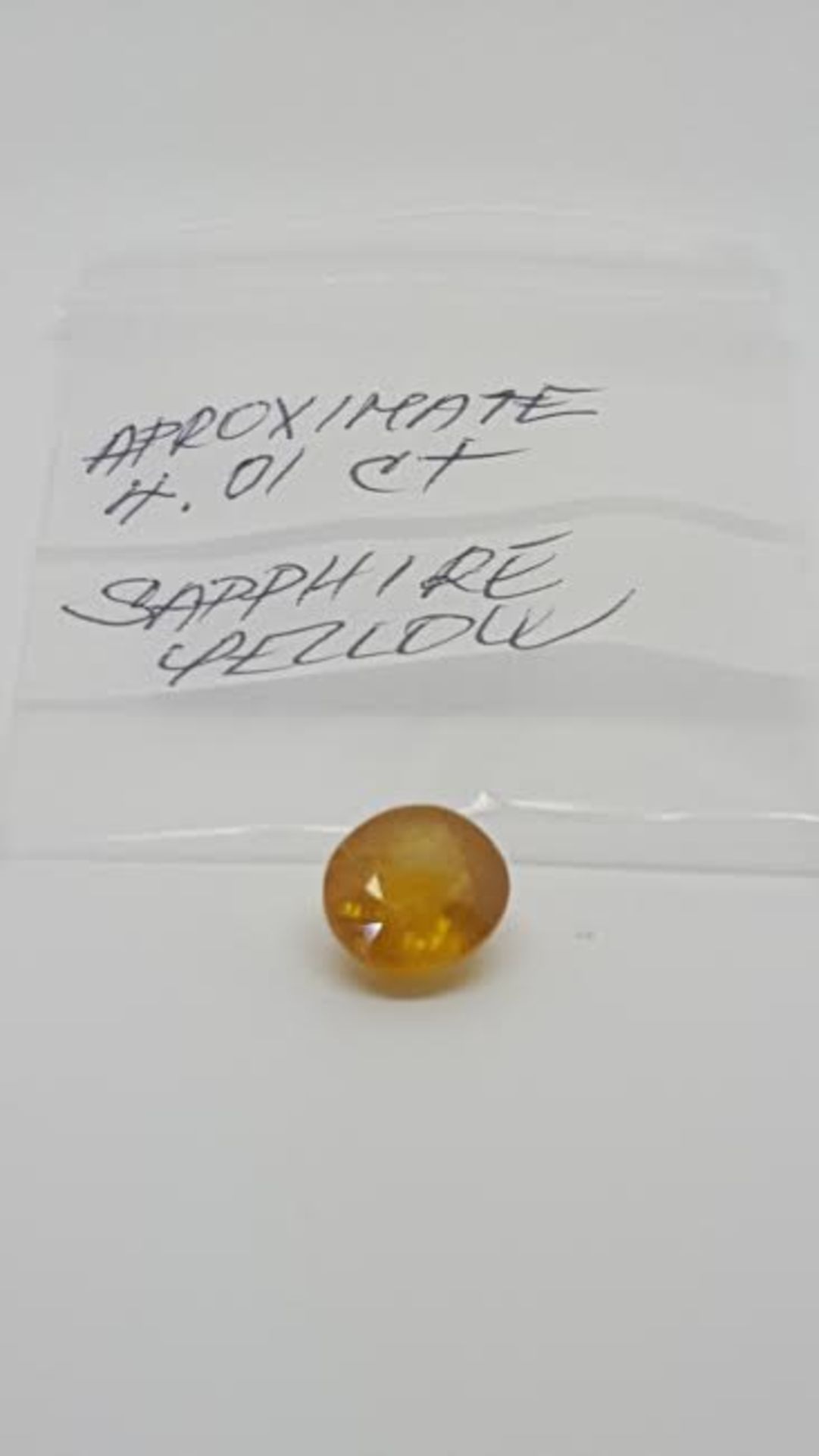 4.01 ct yellow sapphire