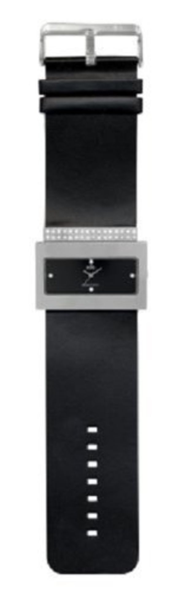 Elite Viva Ladies Stone Set Black Strap Watch - Amazon RRP - £75
