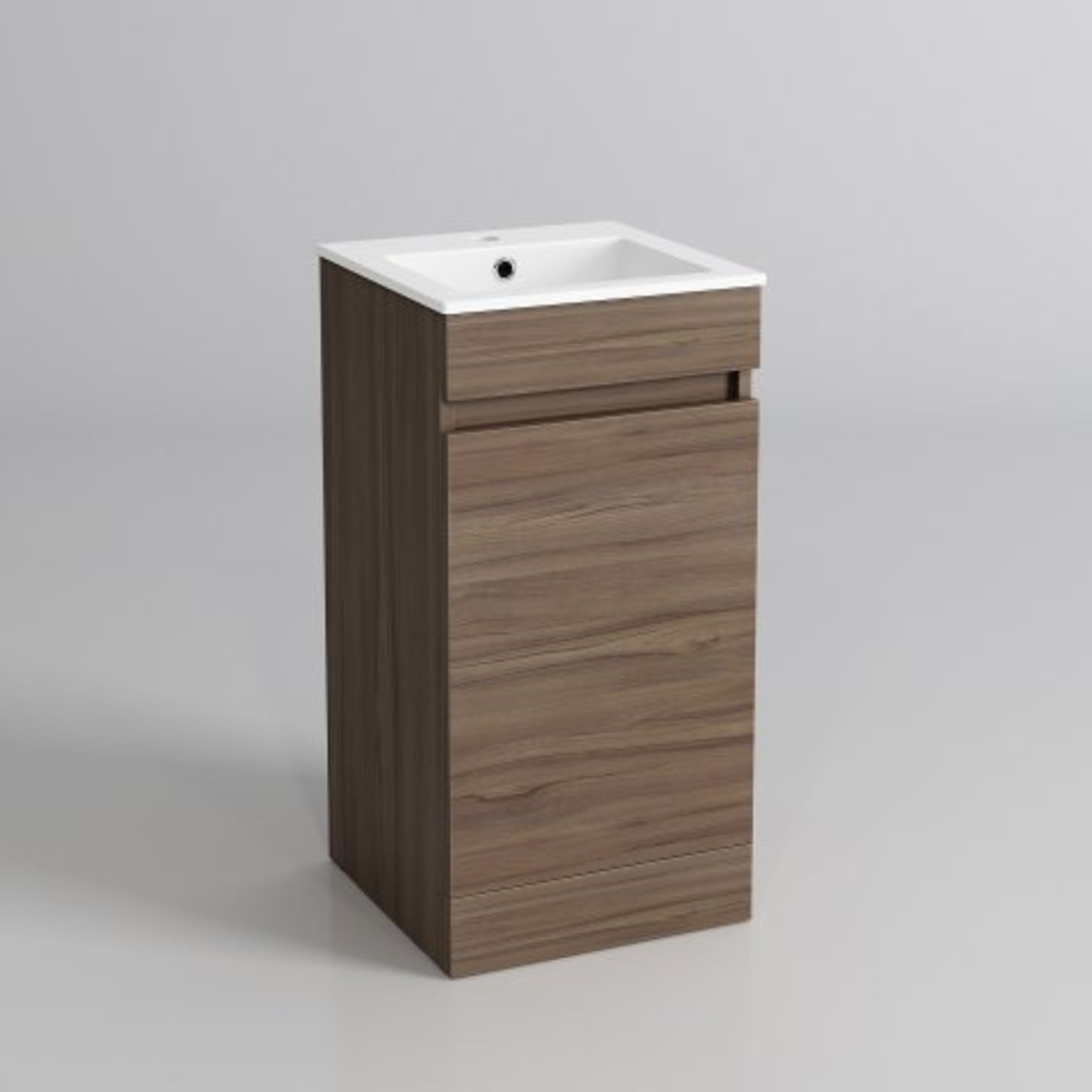 (SKU26) 800mm Trent High Gloss White Double Drawer Basin Cabinet - Floor Standing. RRP £425.99 - Image 3 of 3