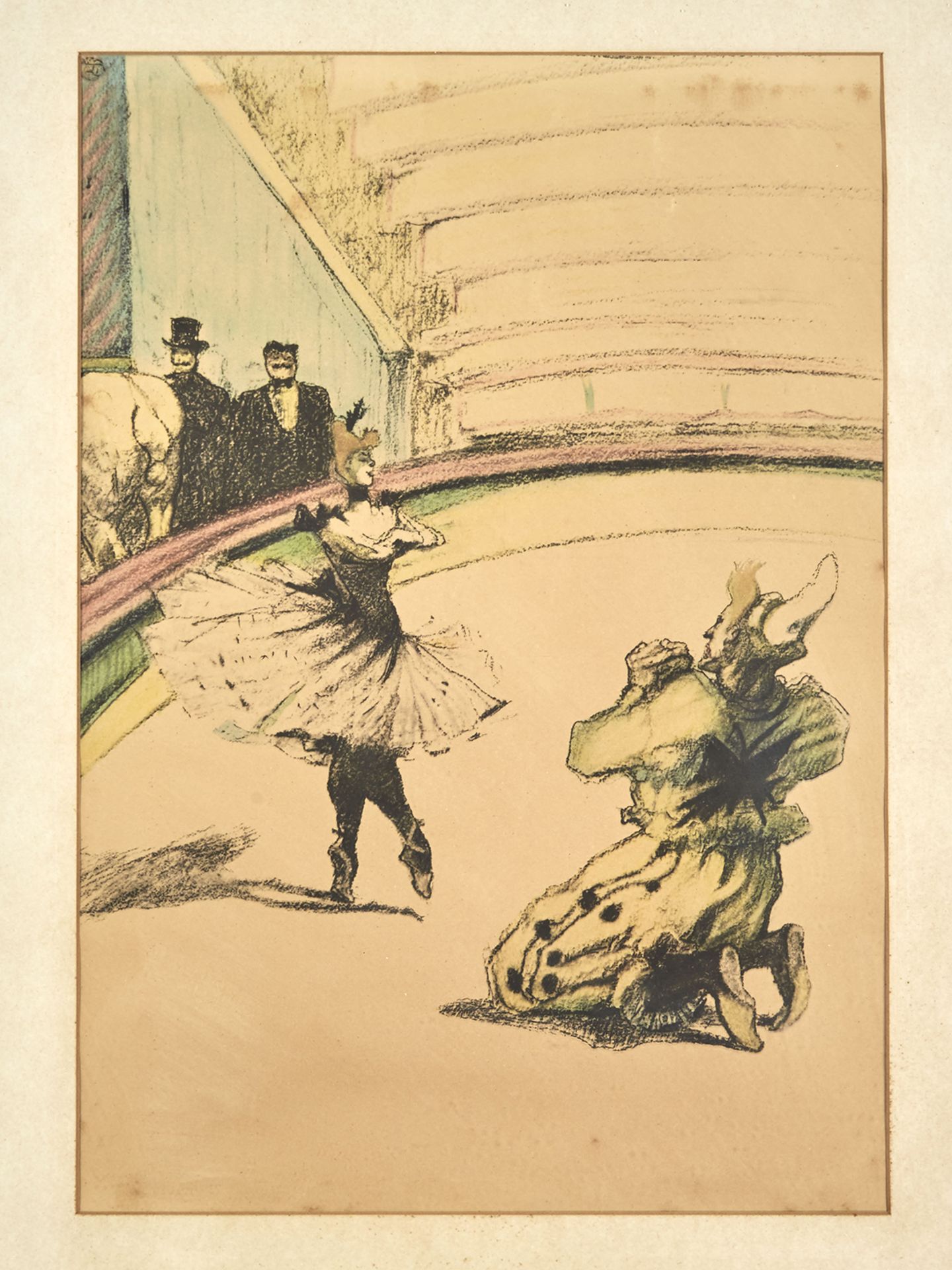 HENRI DE TOULOUS LAUTREC, 'AU CIRQUE', PRINT, 20TH C. - Image 3 of 8