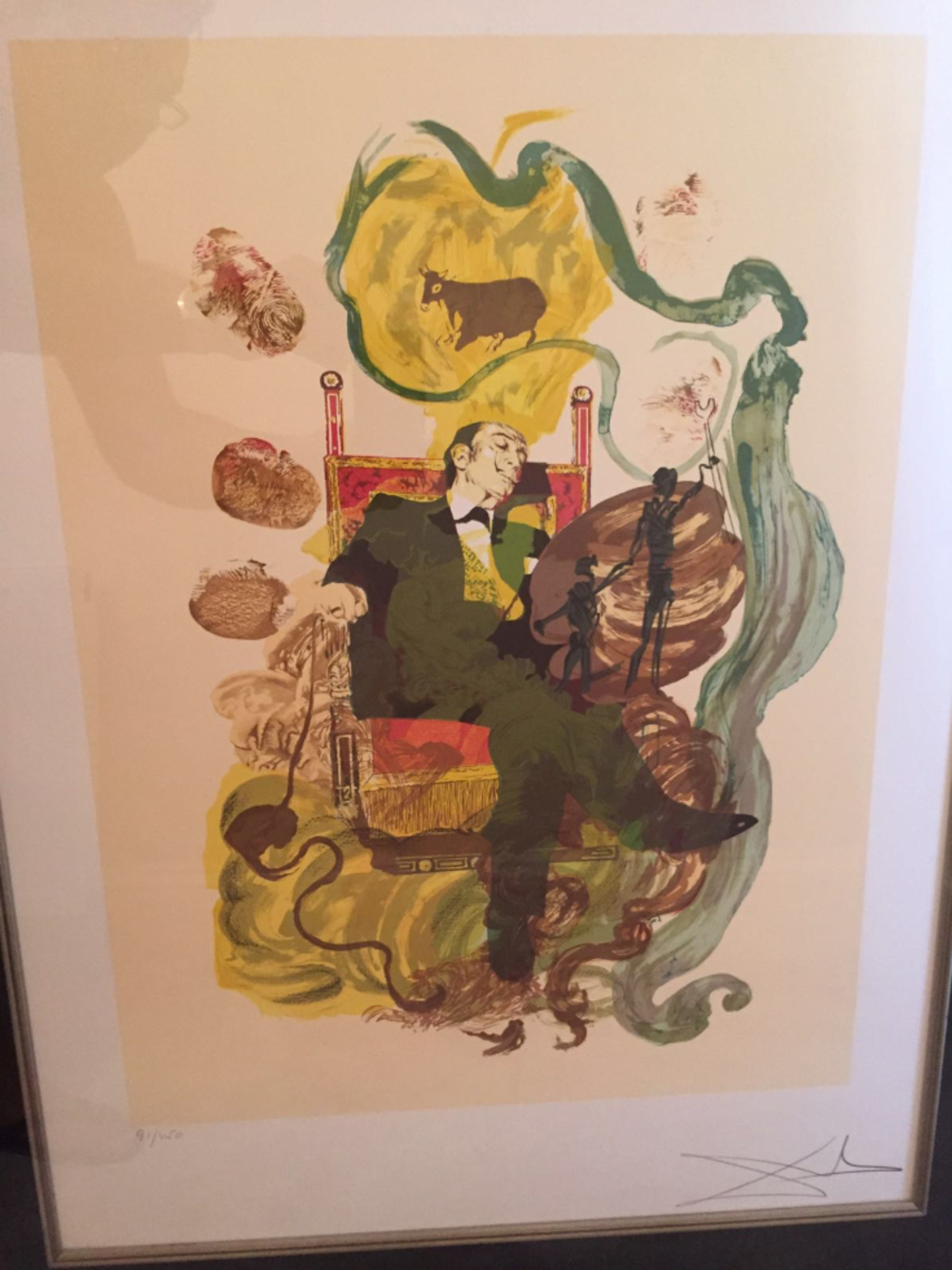 Dali Dreams by Salvador Dali (original signed Lithograph print) 91 of 250