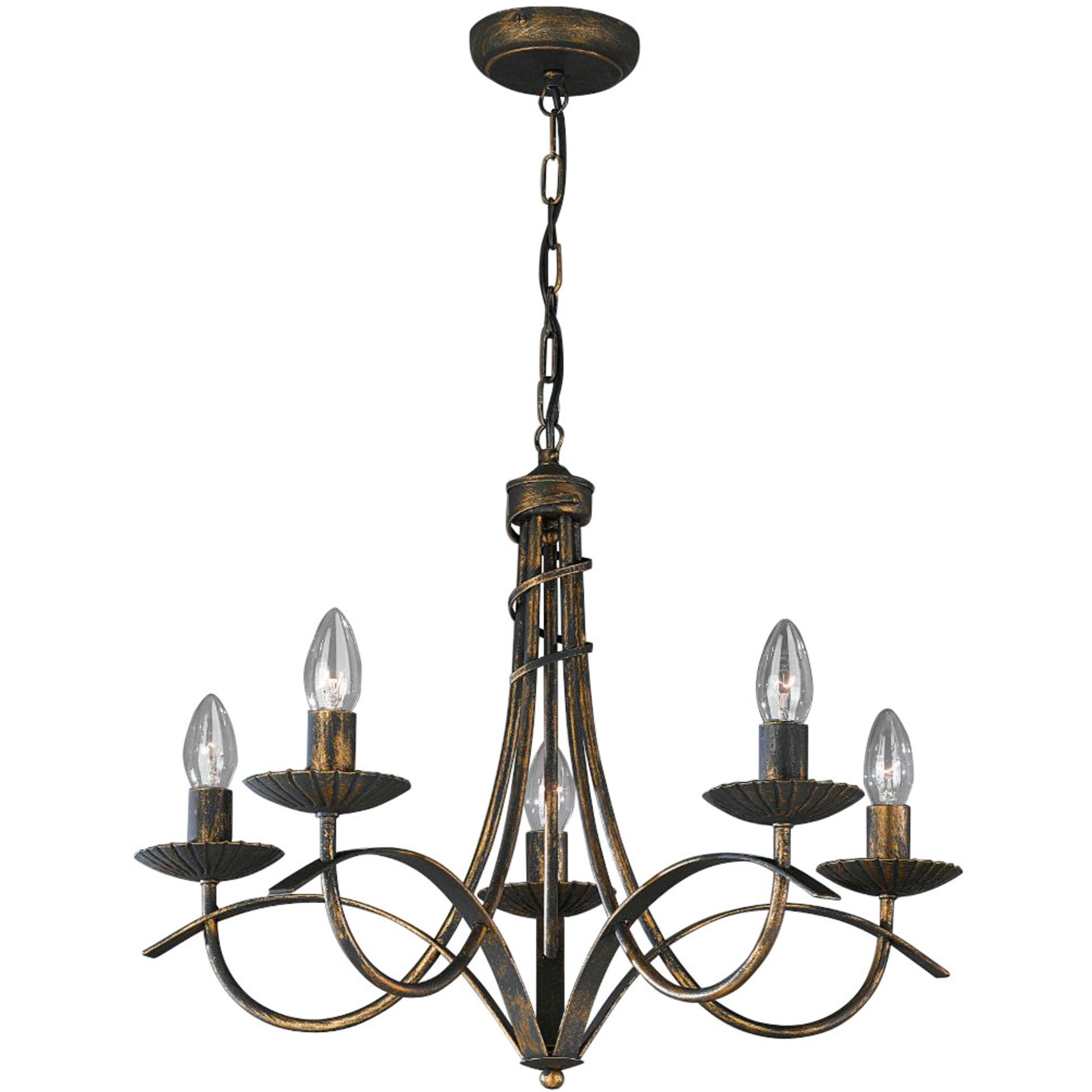 JH Miller Castel 5 Light Style Chandelier - Image 3 of 3