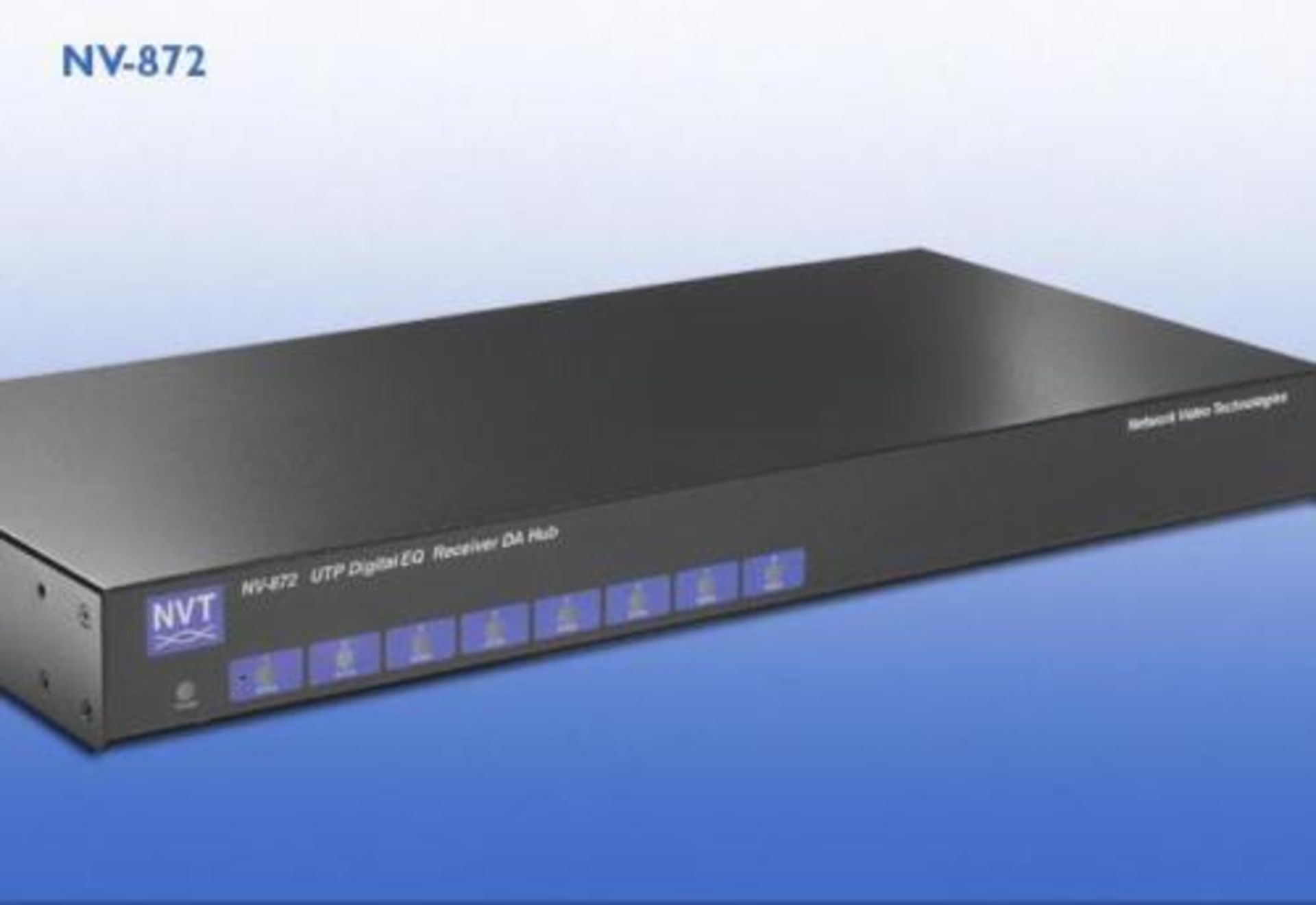 NV-872 8-Channel DigitalEQ» Active Receiver Distribution Amplifier Hub - NIB