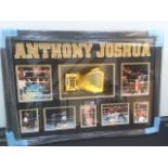 Anthony Joshua Glove With Lights 27" x 39" Black Frame