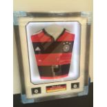 Germany Shirt With Lights 27" x 33" Black And Red Frame