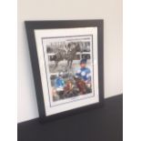 Peter Scudamore Photo 18"x23" Black Frame