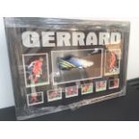 Steven Gerrard Boot 23"x33" Black Frame