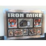 Mike Tyson Glove With Lights 28" x 40" Silver Frame