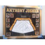 Anthony Joshua Shorts 35" x 41" Gold Frame