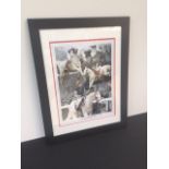 Richard Dunwoody Photo 18x23" Black Frame