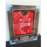 Jurgen Klopp Shirt With Lights 27" x 33" Black Frame