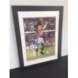 Stuart Pearce Nottingham Forrest Photo 18x23" Black Frame