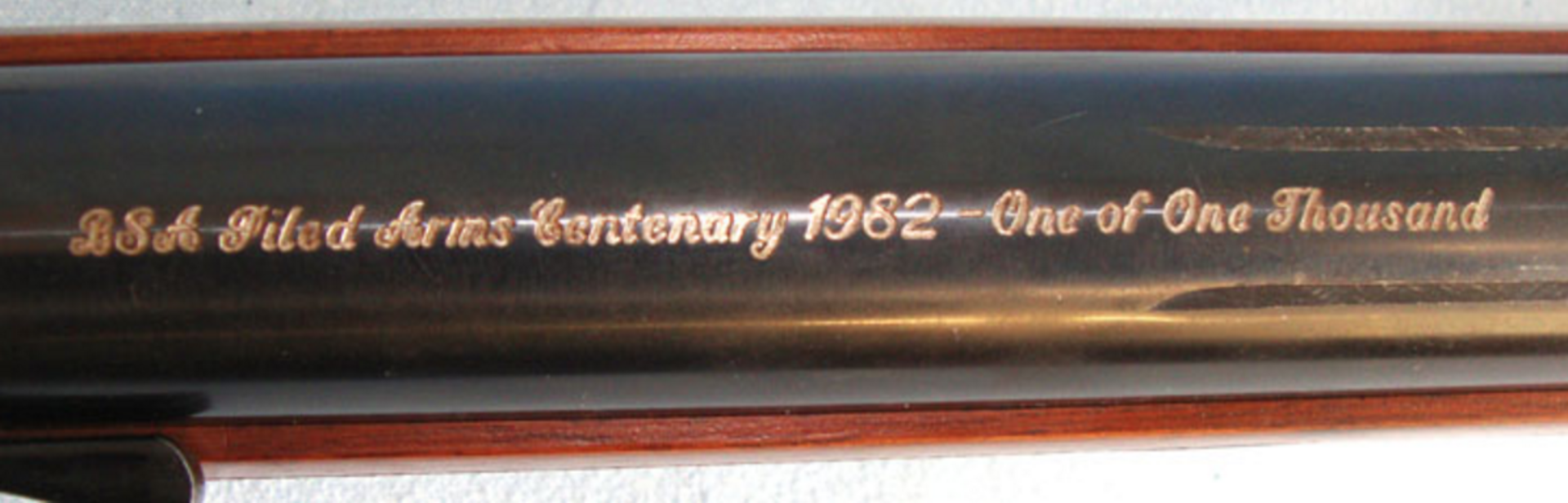 MINT, BSA Airsporter ‘BSA Piled Arms Centenary 1982 One Of One Thousand’, Commemorative Air Rifle - Image 2 of 3