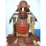 HIGH STATUS, Ancient Japanese Clan Mid Edo Period Iron Plate Armour With Family Mon Crest