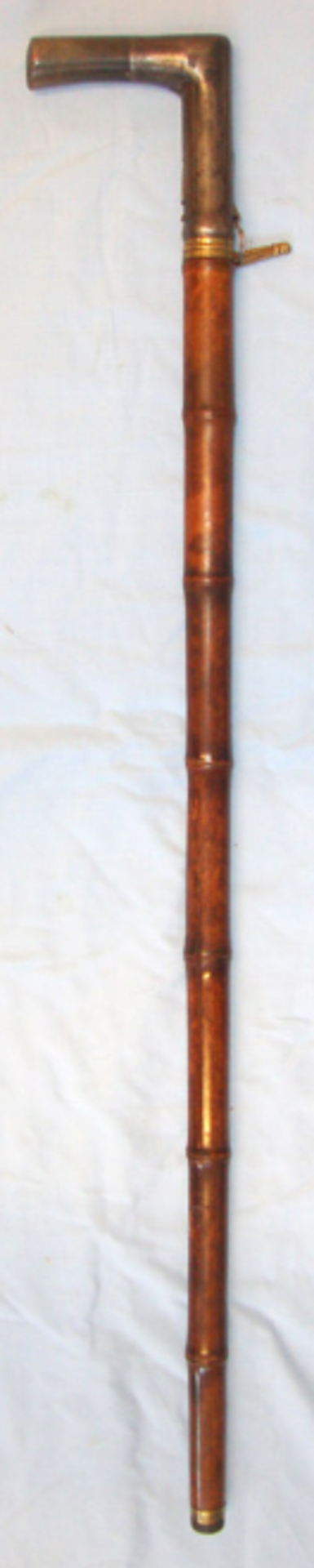 RARE, C1870 French Victorian Gentleman’s 16 Bore Breech Loading Pinfire Walking Stick Shotgun - Image 3 of 3