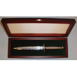 MINT, Cased Commemorative Fairbairn Sykes, FS Fighting Knife 'WW2 D-Day Invasion Sixth June 1944'