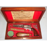 1853, Cased, Ornately Factory Engraved Colt .31 Calibre, Cap And Ball, 1849 Revolver And Accessories