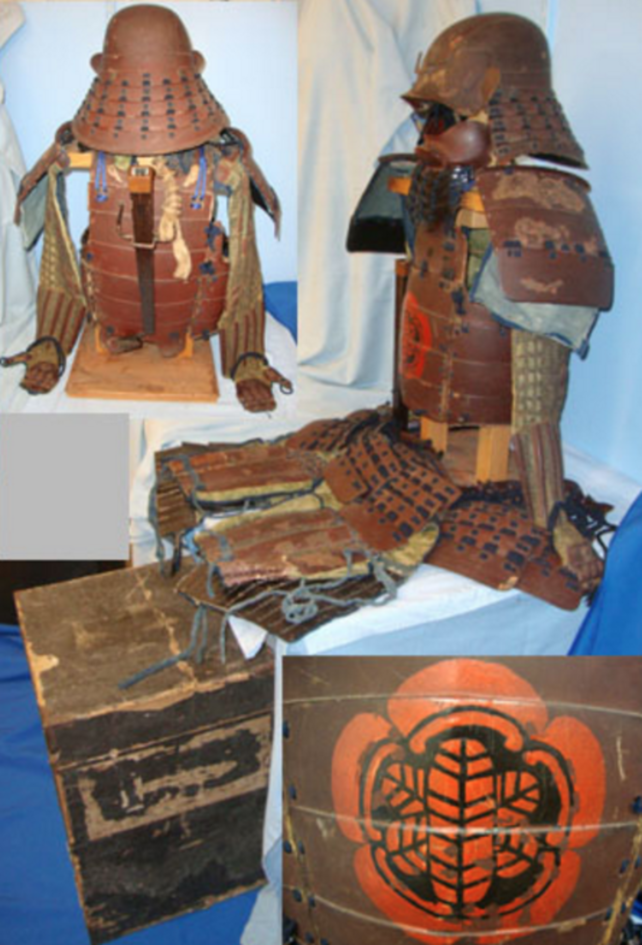 HIGH STATUS, Ancient Japanese Clan Mid Edo Period Iron Plate Armour With Family Mon Crest - Image 2 of 3