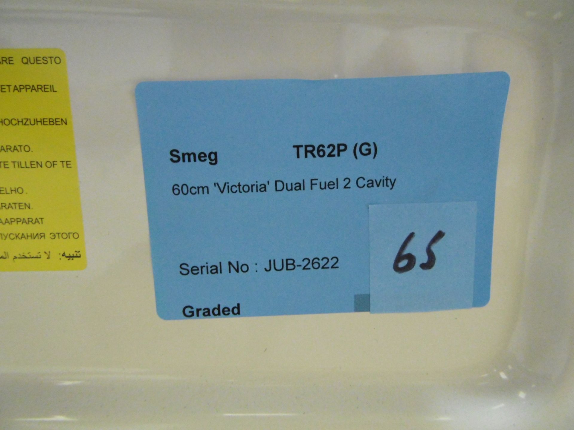 SMEG - TR62P - Cream - 60cm Victoria Freestanding Dual Fuel Cooker - Image 4 of 4
