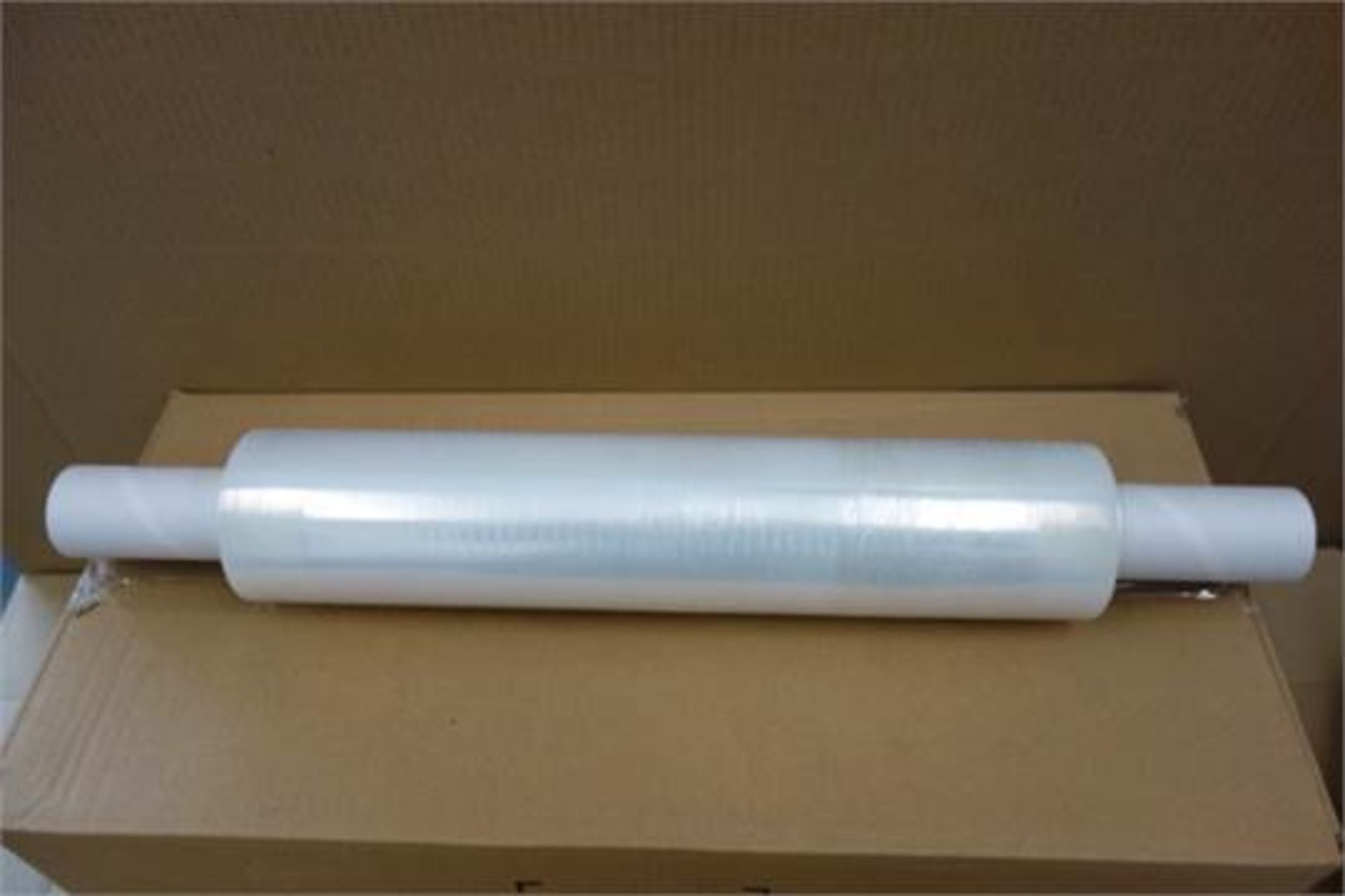 12 x Rolls of Quality Clear Pallet Wrap with extended core. 38 x 400 x 300. RRP £11 per roll, giving - Image 2 of 2