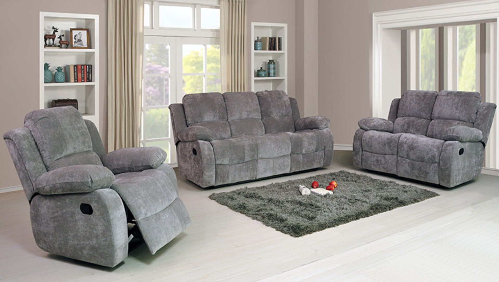 Valencia 3 plus 2 seater reclining sofas