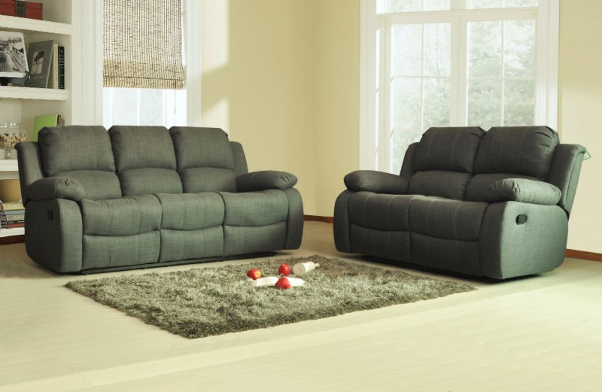 Valencia 3 plus 2 seater electric reclining sofas