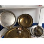 GROUP OF VINTAGE METALWARE - 11 ITEMS IN TOTAL. FREE UK DELIVERY. NO VAT.