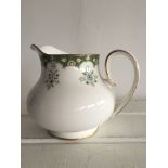 ROYAL DOULTON "ASHMONT" JUG. 9CM HIGH APPROX. HAND ENAMELLING AND PRINTED MARKS TO BASE. FREE UK