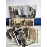 COLLECTION OF AROUND 40 BLACK & WHITE POSTCARDS, VINTAGE & BLANK. FREE UK DELIVERY. NO VAT.