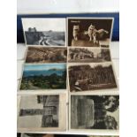SELECTION OF 8 1940s - 1950s HANDWRITTEN POSTCARDS, SOME STAMPED. FREE UK DELIVERY. NO VAT.