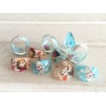 BRAND NEW (WHOLESALE CLEARANCE) LOT OF TEN CHILDREN'S "FROZEN" ANNA & ELSA RINGS. FREE UK