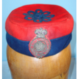 Victorian Royal Fusiliers Officer’s Uniform Pill Box Hat With Regimental Badge By White London