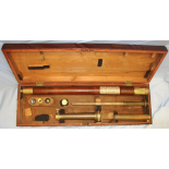 IMPRESSIVE, C1850 Cased, British Improved Navy Brass & Leather Harbour Master’s & Customs Telescope