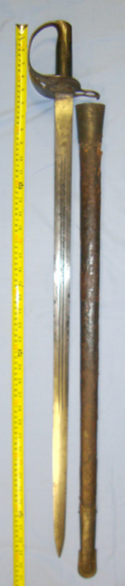 1859 Jacob Double Rifle Sword Bayonet No 23 & Original Scabbard.
