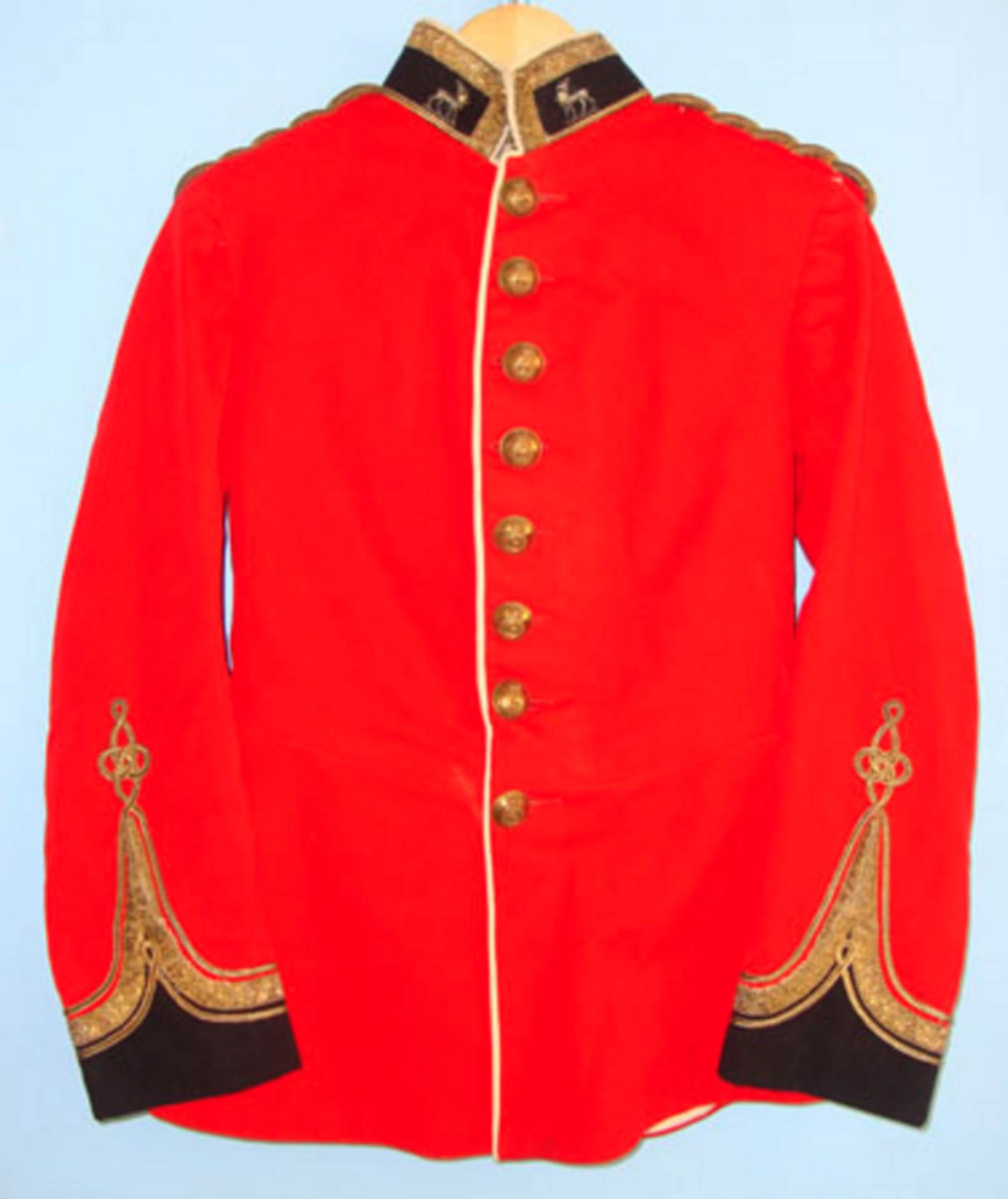 Pre WW1 1902-1910 Royal Warwickshire Regiment 1st Lieutenant’s Red Dress Tunic