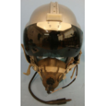 RAF Bone Dome MK1A ‘Fast Jet’ Pilot's Helmet System, G Type Cloth Helmet Liner Wired For Comms