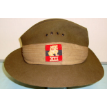 1944 British 12th Army Officers Bush Hat