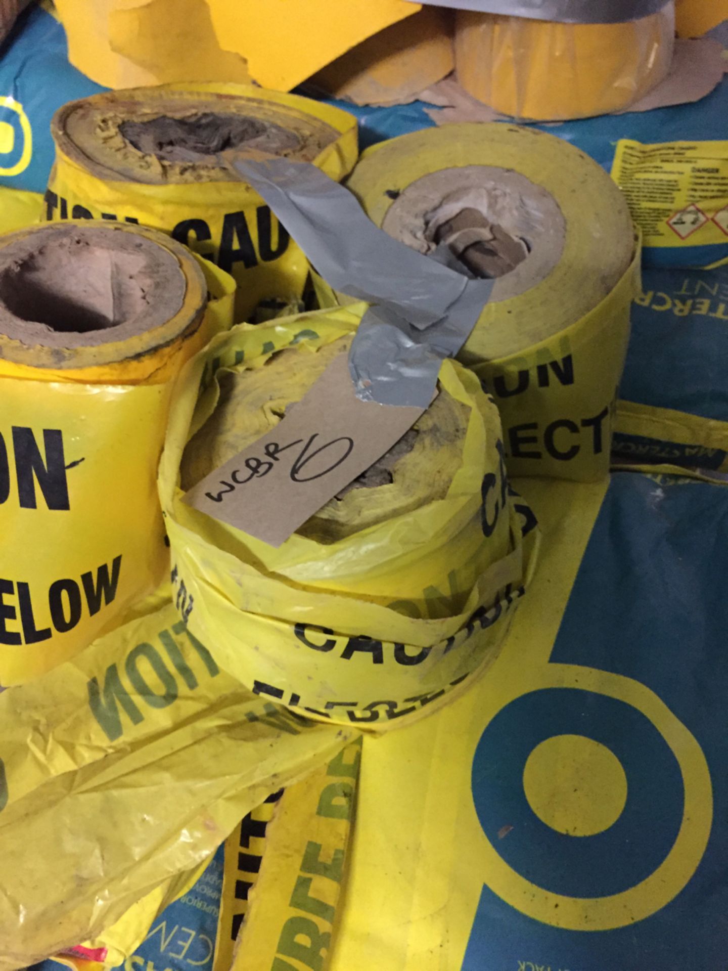 Rolls of yellow caution tape - No Reserve