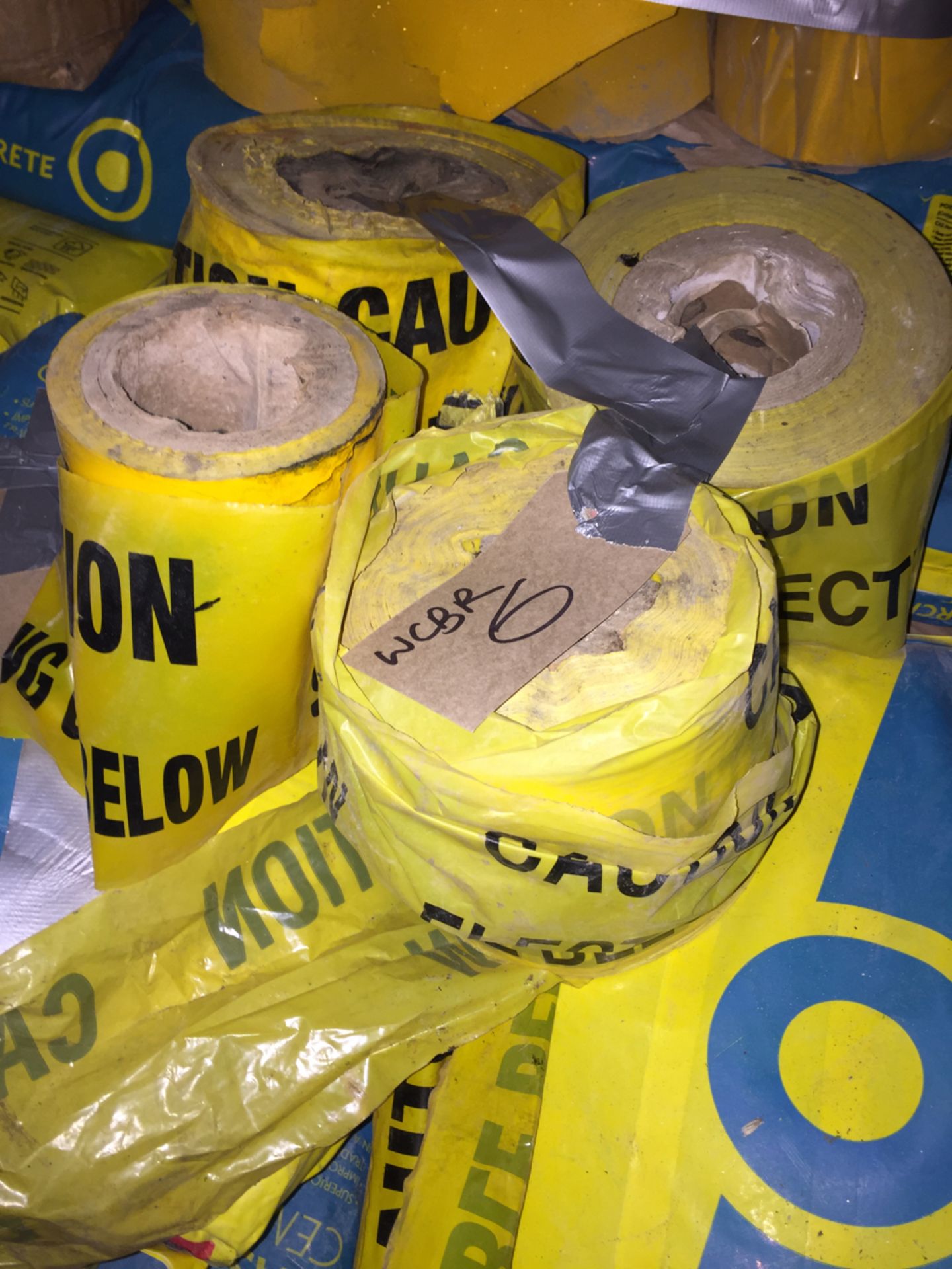 Rolls of yellow caution tape - No Reserve - Image 2 of 4