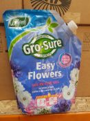 7 x Gro-Sure Easy Flowers All In One Mix. 1.5kg. Flower Seeds, Granular Compost & Feed. Covers up to