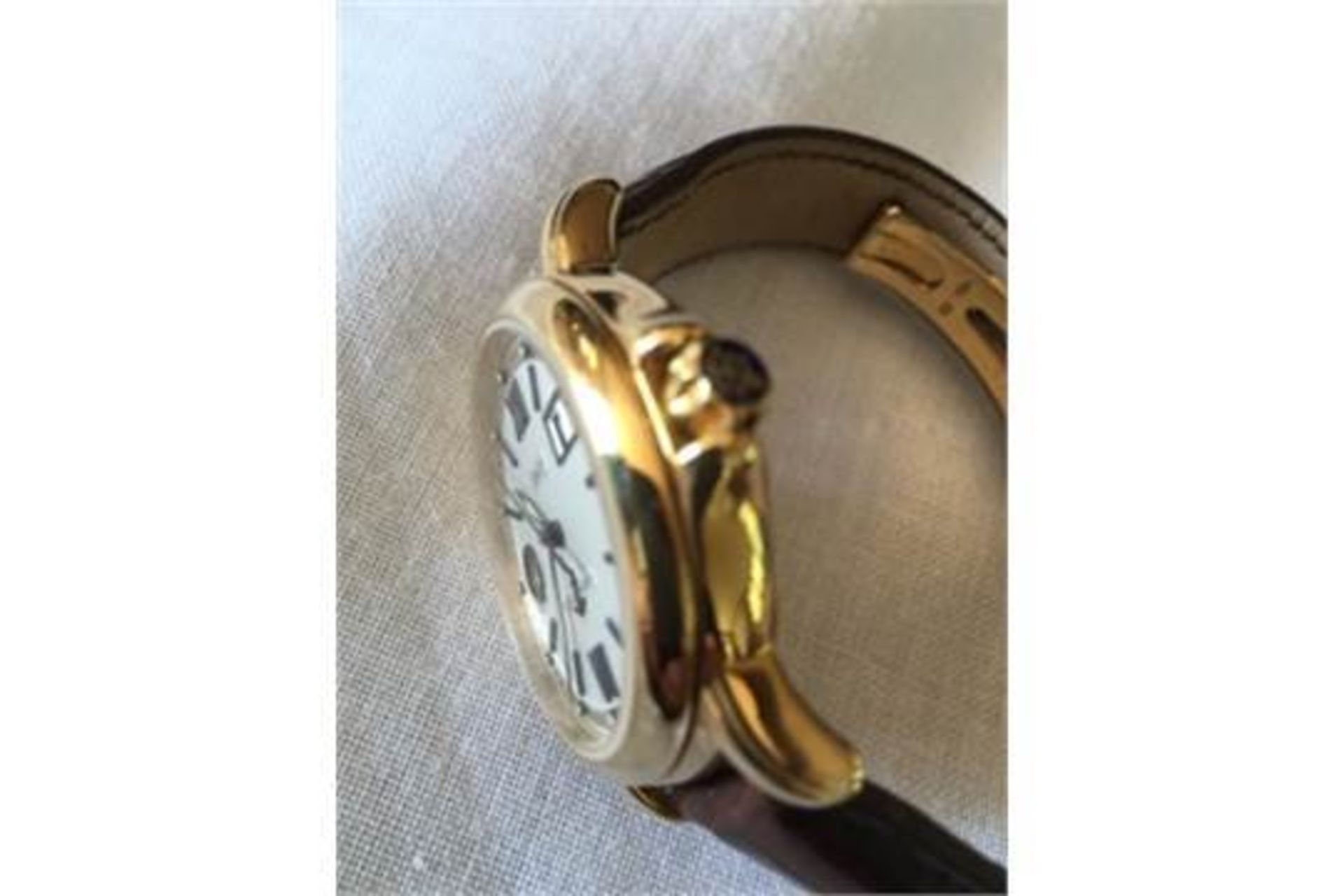 ULYSSE NARDIN GMT +/- IN 18K GOLD CASE WITH 18K DEPLOYANT CLASP - Image 7 of 9