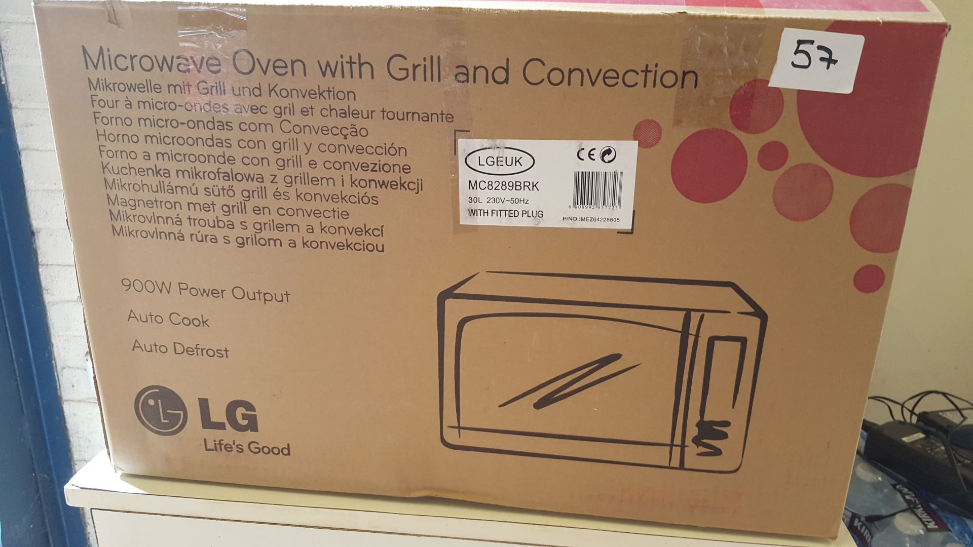 LG MC8289BRK Microwave Oven with Grill and Convection 28L